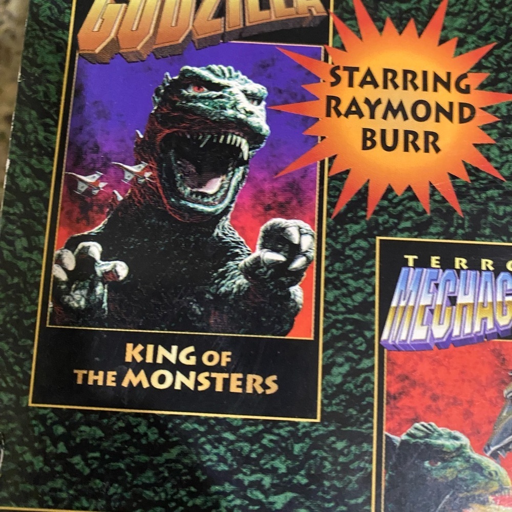 3 VTG Godzilla VHS King of Monsters 1956 Terror of Megagodzilla SciFi Monsters - Picture 4 of 16